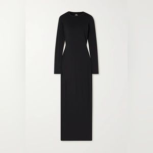 Skims Fits Everybody stretch-jersey midi dress - Onyx